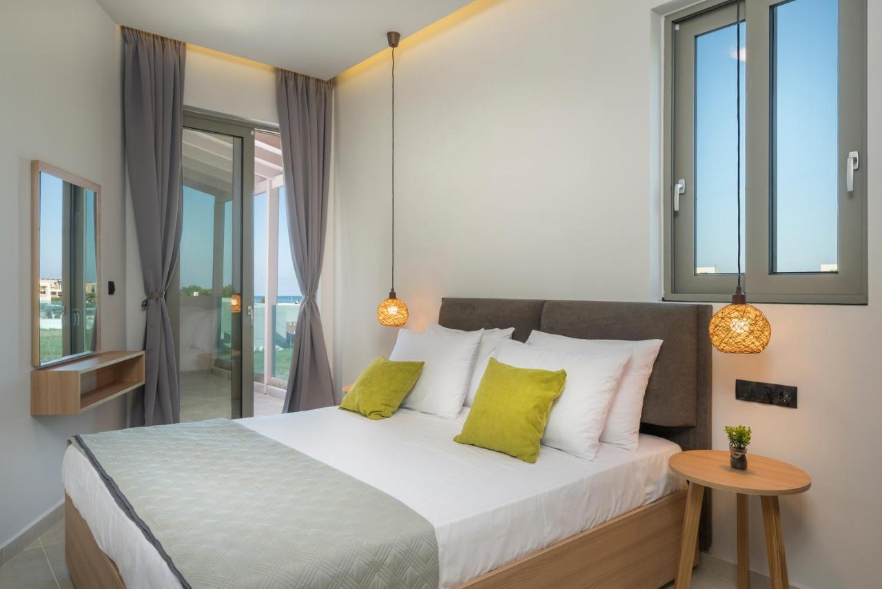 Aegean Breeze Luxury Apartments Next To The Sea Maleme  Exterior photo