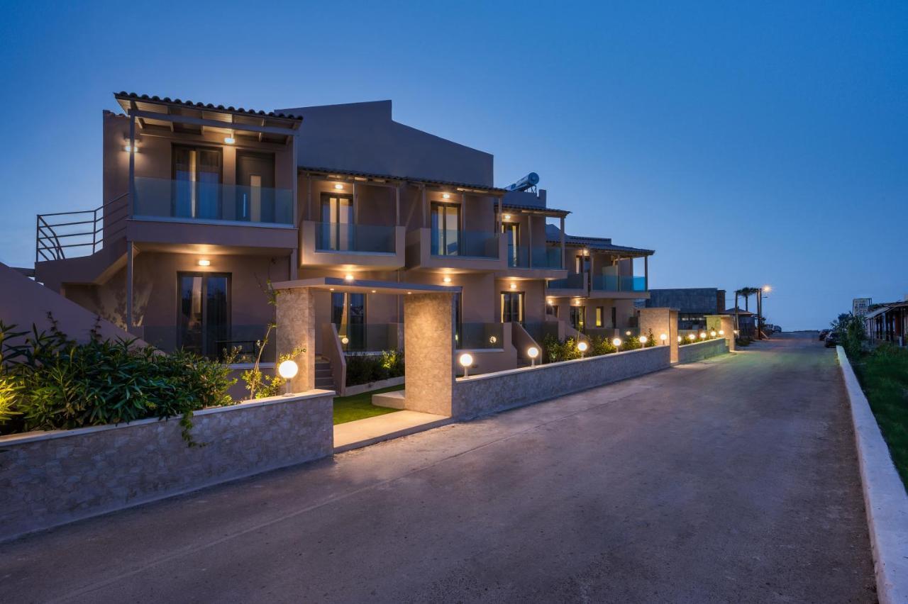 Aegean Breeze Luxury Apartments Next To The Sea Maleme  Exterior photo