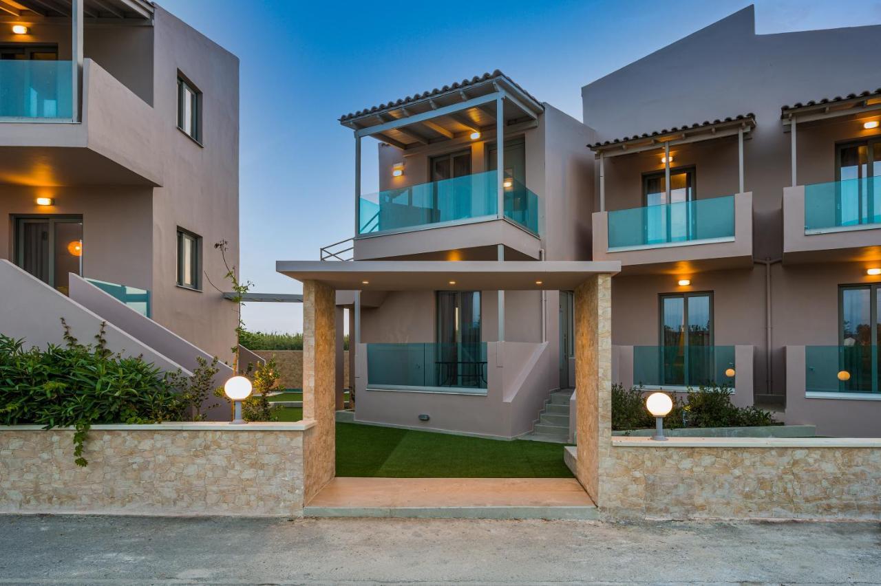 Aegean Breeze Luxury Apartments Next To The Sea Maleme  Exterior photo